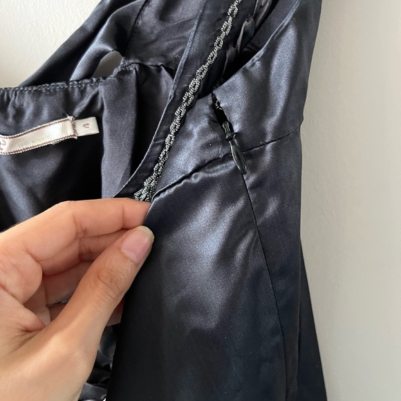 Anthropologie Mint’ Jodi Arnold 100% Silk Black Embellished Blouse - Size 4 - Picture 6 of 12